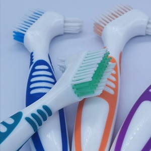 Ensemble <span class=keywords><strong>de</strong></span> brosses à dents manuelles double face pour prothèses dentaires, poils <span class=keywords><strong>en</strong></span> nylon doux, <span class=keywords><strong>en</strong></span> plastique, certifié CE, garantie 5 ans - Product Image 4