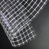 Bâche ignifuge antistatique 100% polyester 1200G 1000D*1000D légère, transparente, en maille, imperméable et antibactérienne