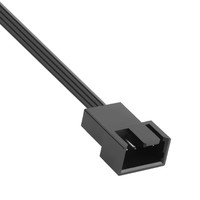 Câble adaptateur pour ordinateur, câble de ventilateur CPU, câble d'extension de ventilateur d'ordinateur à 4 broches, câble de contrôle de température PWM