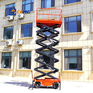 Plataforma elevadora de tijera eléctrica, plataforma de trabajo elevadora, estabilizadores aéreos móviles, mesa elevadora hidráulica de carga pesada - Product Image 3