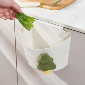 Cubo de basura colgante Showtran de 4L con forma de D para cocina, baño y uso en interiores - Product Image 5