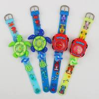 Superbe montre à quartz pour enfants, style tortue de dessin animé, petite voiture