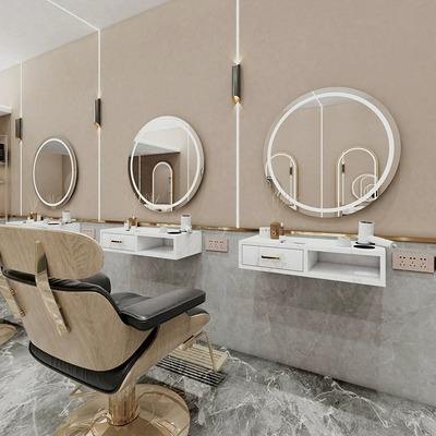 Armoire ronde blanche claire sans bordure 70*70