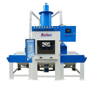 <span class=keywords><strong>Cabine</strong></span> <span class=keywords><strong>automatique</strong></span> <span class=keywords><strong>de</strong></span> <span class=keywords><strong>sablage</strong></span> à bande transporteuse pour pièces <span class=keywords><strong>de</strong></span> travail plates - Product Image 1