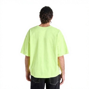 เสื้อยืดคอกลมแขนสั้นผ้าฝ้ายสำหรับผู้ชาย สีสันตามสั่ง หลายขนาด สไตล์ลำลอง ปกติและโอเวอร์ไซส์ - Product Image 5