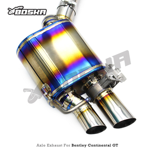 Sistema de Escape Personalizado con Válvula para Bentley Continental GT V12 6.0T 2018-2024, Tubo de Escape de Titanio Boska Racing, Silenciador - Product Image 2