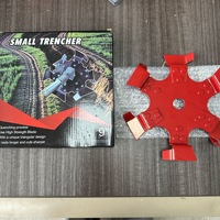 Mini-tondeuse à gazon avec roue de décompactage, accessoire de motoculteur de jardin anti-enroulement, pièce de rechange durable pour désherbage