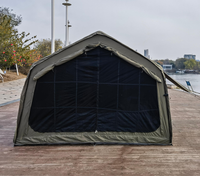 Tente de camping gonflable Oxford 8+8m, directement de l'usine, 8 sections gonflables + 8 poteaux, imperméable et coupe-vent, toutes saisons