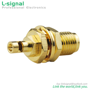 RF Coax SMA Female Bulkhead Mount Solder Connector for <strong>IPX</strong> 1.13mm Cable - Product Image 4