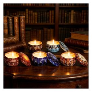 Custom Fragrance <b>Candle</b> Gift Box <b>Set</b> With Logo Premium Jar Aromatherapy Retail Promotion Seasonal Ceremony Launch - Product Image 5