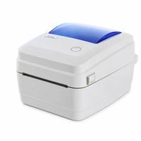 Impresora Térmica de Etiquetas de Códigos de Barras Hoin HOP-HQ480B de 4 Pulgadas, Profesional, de Escritorio, para Etiquetas de Envío, USB, para Máquinas POS y Control de Inventario