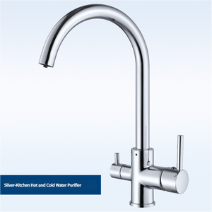 <span class=keywords><strong>Grifo</strong></span> de Cocina Contemporáneo de Cobre Más Vendido, Mezclador de <span class=keywords><strong>3</strong></span> <span class=keywords><strong>Vías</strong></span> con Acabado Cepillado, Núcleo de Válvula de Cerámica, <span class=keywords><strong>Grifo</strong></span> de Cocina con Filtro - Product Image 4