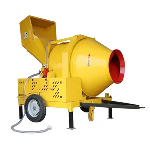 Engineering & Construction Machinery 400L 500L Diesel Engine Concrete Mixer Machine With Pump