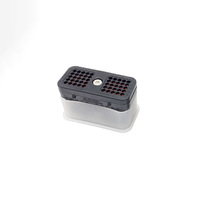 DRC26-60S06 Automobil-ECU-Steckverbinder 60-polig Wasserdichter Buchsenstecker mit Schutzkappe Kupferkontakte 250V 7,5A