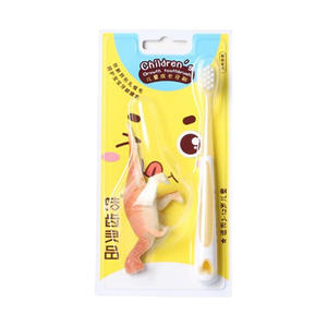 Brosses à dents pour enfants à poils doux, en forme de dinosaure, en gros, pour les enfants de 3 à 12 ans, emballées individuellement pour les bébés - Product Image 2