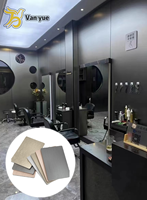 Panneau de décoration d'hôtel ignifuge et insonorisant en PVC pour usage commercial et domestique avec un design moderne