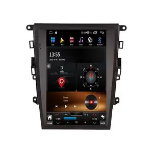 12.1 pouces Android 12 écran tactile vertical autoradio GPS Navigation Auto stéréo Headunit 4G lecteur DVD pour Ford Mondeo 2013-2018