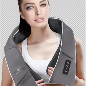 Masseur Shiatsu pour le cou et le dos avec chaleur, <span class=keywords><strong>massage</strong></span> électrique profond du cou et des épaules, meilleurs cadeaux pour les femmes et les hommes - Product Image 1