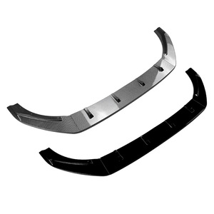 Alerón Delantero y Spoiler para Volkswagen Golf 7.5 Mk7.5, Textura de Fibra de Carbono, Material ABS Negro Piano, 2017-2019 - Product Image 1