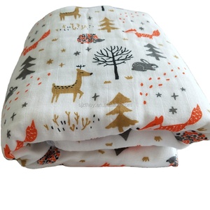 Venta al por mayor precio <span class=keywords><strong>de</strong></span> fábrica china doble capa suave 70% bambú 30% algodón Swaddle muselina mantas <span class=keywords><strong>de</strong></span> algodón orgánico bebé Swaddle - Product Image 1