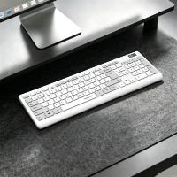 Kustom W98PRO nirkabel ukuran penuh Split Keyboard USB tipe-c 103 tombol baru untuk PC Desktop desain ergonomis tahan air