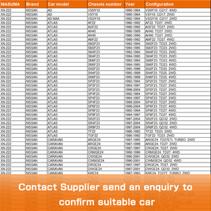 Conector de Cableado para Bujía de Incandescencia para Automóviles Americanos XN-222 MASUMA D16B7 1600cc 11065-63G00 11065-63G00 11065-43G01 para NISSAN VSNY10 - Product Image 3