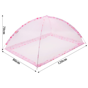 Moustiquaire de lit bébé instantanée en mousseline, occultante, pour voyage, pour nouveau-né, pour poussette et berceau - Product Image 5