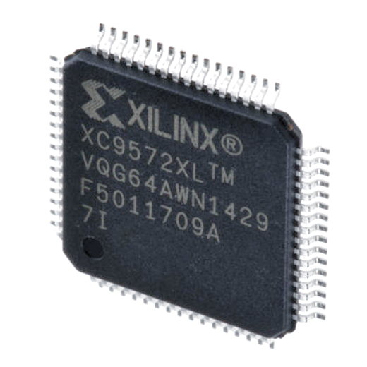 Integrated circuit  XC9572XL-10TQG100C  IC CPLD 72MC 5NS 100TQFP