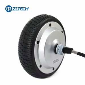 ZLTECH 6,5 pulgadas eje único 24V-48V 350W 150kg Robot de carga sin escobillas Gearless <span class=keywords><strong>DriveW</strong></span> Heel Hub Servomotor con codificador de 4096 cables - Product Image 2