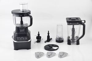 1200W 多功能食品加工机，带手动/自动档位，3 档脉冲搅拌/切碎/揉捏功能，橙汁机 - Product Image 2