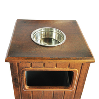 Poubelle Rectangulaire Look Simple Classy Poubelles en fibre de verre Poubelle Poubelle de recyclage des déchets Poubelle