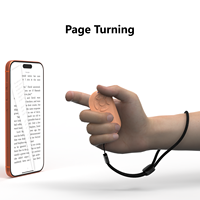 Télécommande à code fixe avec contrôle tactile LED et arrêt automatique pour la prise de vue de courtes vidéos, les selfies, le zoom, la mise au point et les caméras TikTok