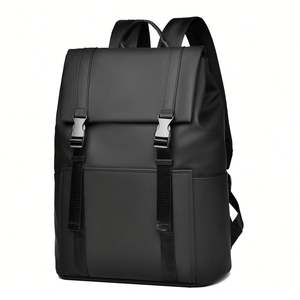 Sac de grande capacité sac à dos d'usine couleur unie mode simple vente en gros - Product Image 6