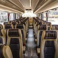 Guangtong 12m Luxury Diesel Coach Bus RHD Steering 50 Sièges Personnalisé Nouveau Bus Touristique Automatique