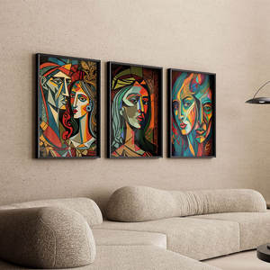 Poster Stampabile Digitale HAOWAI OEM/ODM con Stampa di Pablo Picasso, <span class=keywords><strong>Arte</strong></span> Surreale, Stampa Astratta Cubista per Decorazione Murale del Soggiorno - Product Image 5