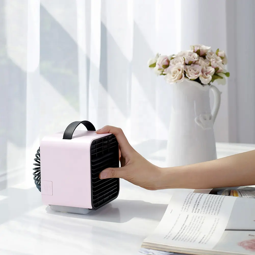 Hot Sale Rechargeable Desktop Mini Water Spray Air Cooler Fan Portable Mini Air Conditioner