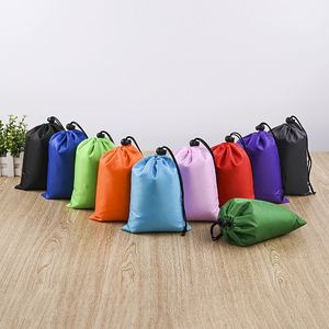 Custom Logo Screen Printed Velvet Multi Colors & Sizes Drawstring PU Leather Gift Outdoor Stuff <b>Sacks</b> Ditty Bags - Product Image 5