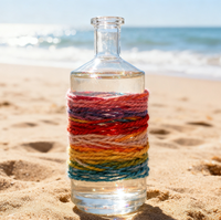 Botol Anggur Kaca Super Flint 500ml 700ml yang Dapat Didaur Ulang, untuk Vodka, Whisky, Rum, Dicetak Sablon dengan Gabus