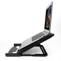 Vente chaude K6 PC Cooling Pad pour ordinateur portable Câble USB Réglable Ordinateur Cooler Pads avec 6 Ventilateurs en Stock