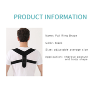 Correcteur de posture dorsal, support de correction de la posture corporelle