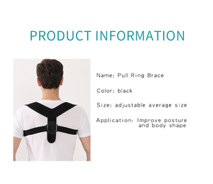 Posteriore brace postura correttore di postura del corpo correttore del gancio di sostegno - Product Image 6