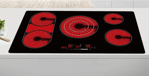 <span class=keywords><strong>Four</strong></span> électrique de haute qualité avec 5 brûleurs plaque de cuisson à induction en cristal appareils ménagers cuisinière à infrarouge - Product Image 3