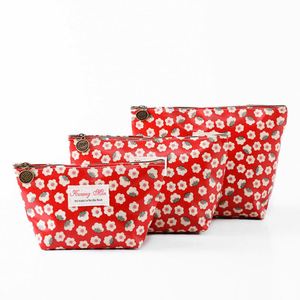 Manufacturer's Durable <b>Mini</b> Flower Nylon Makeup <b>Pouch</b> Custom Logo BSCI Waterproof Travel Coin Purse with Zipper Closure - Product Image 5
