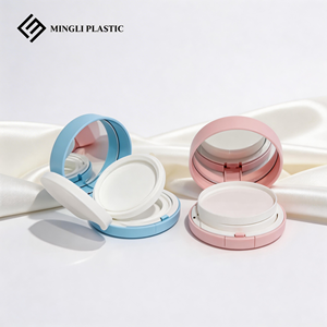 กล่องบรรจุภัณฑ์เครื่องสำอางแบบพลิกเปิดได้ พร้อมเบาะลม สำหรับบีบีครีม รองพื้นชนิดน้ำ วัสดุ ABS+PP สีดำ - Product Image 3