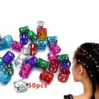 Usine En Gros Réglable Tresses Clips Accessoires Couleur Anneaux Serrures Métal Dreadlocks Perles Tressage Cheveux Décorations