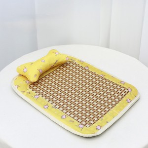 ที่นอนสัตว์เลี้ยงหวายธรรมชาติ ระบายอากาศได้ดี กันลื่น ทนทาน พร้อมหมอน - Product Image 3