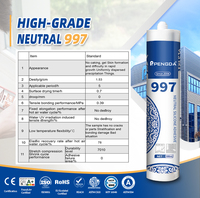 Sellador de Silicona Profesional Antipolución 997, Sellador de Silicona para Piedra, Resistente a la Intemperie, Sellador Estructural para Juntas de Mármol