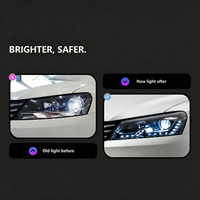 Kit de phares à LED haute performance pour VW Passat 2011-2015 avec feux de jour à LED et clignotants – Accessoires automobiles