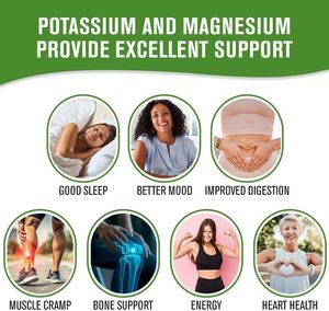 Fabricante de Suplementos de Citrato de Magnesio, Apoyo Muscular, Mejora la Calidad del Sueño, 100 Cápsulas de Citrato de Magnesio - Product Image 3