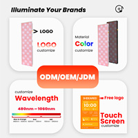 Panneau de luminothérapie rouge rotatif disponible en OEM et ODM, lit de luminothérapie rouge pour tout le corps, luminothérapie rouge pour tout le corps, bien-être commercial